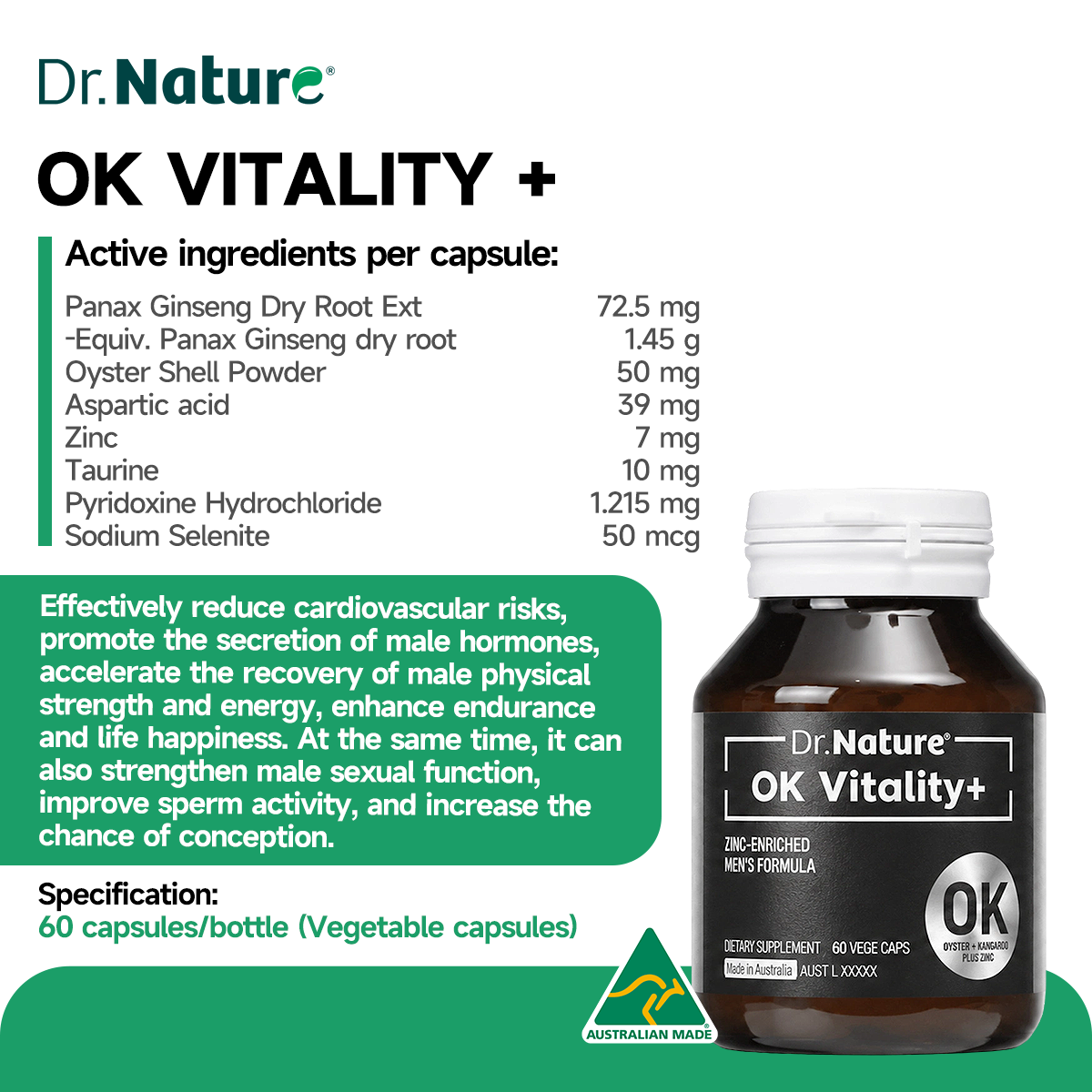 Dr. Nature OK Vitality+