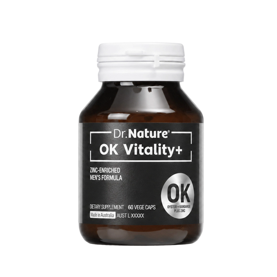 Dr. Nature OK Vitality+ bottle
