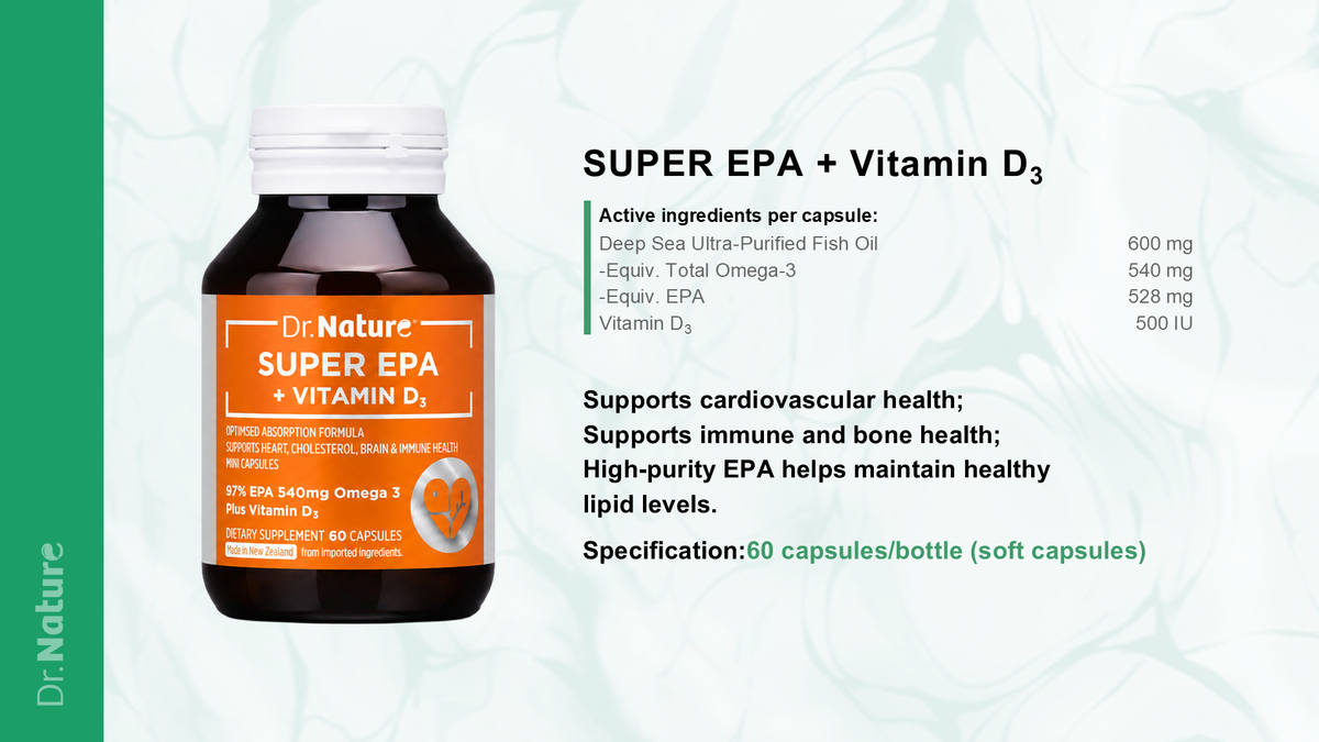 Dr. Nature Super EPA + Vitamin D3