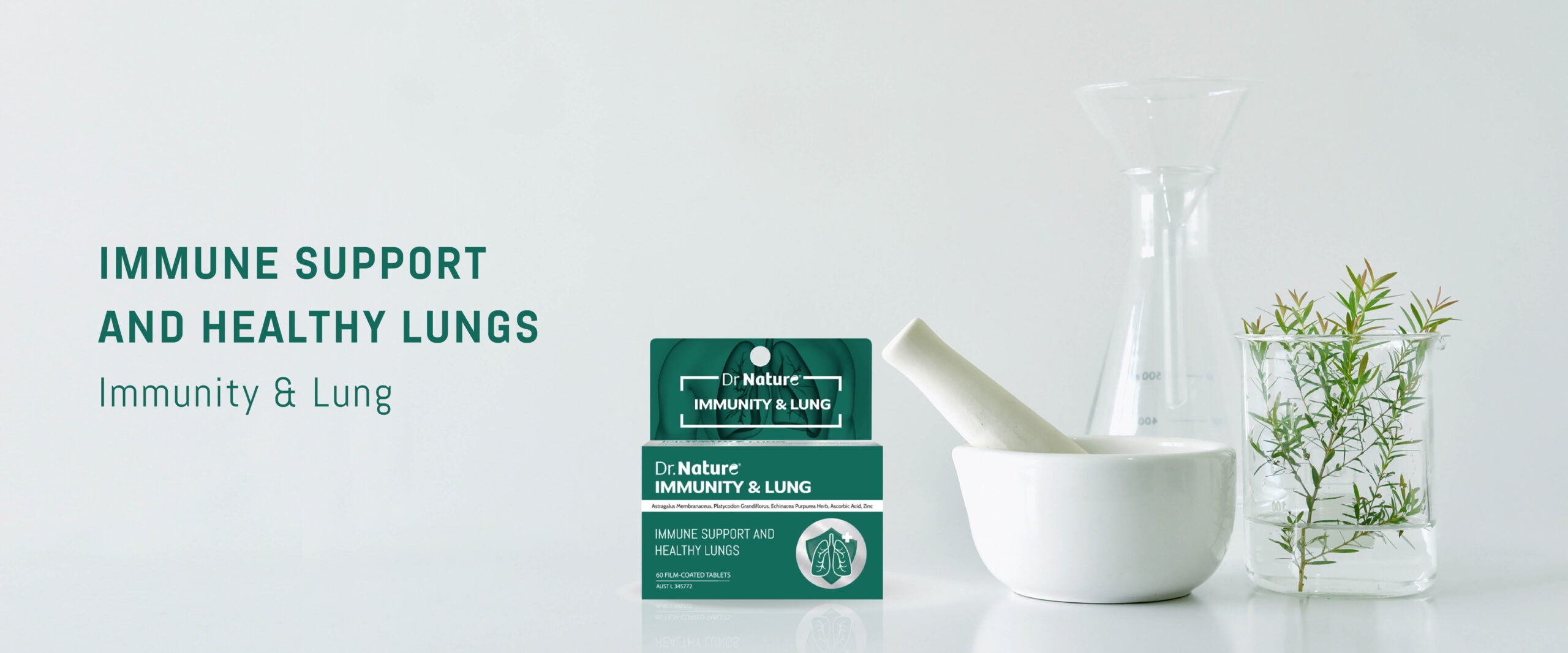 Dr Nature Immunity & Lung immune support campaign